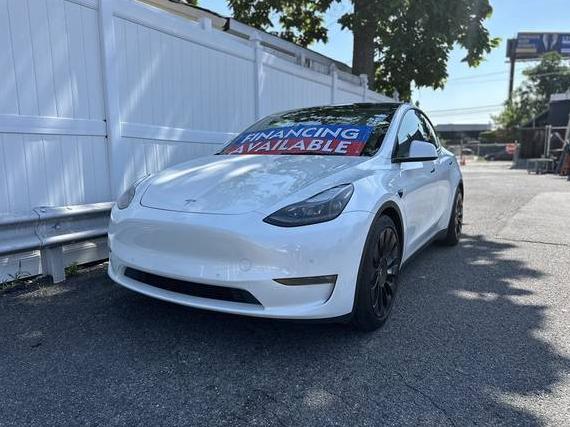 TESLA MODEL Y 2021 5YJYGDEF8MF242996 image
